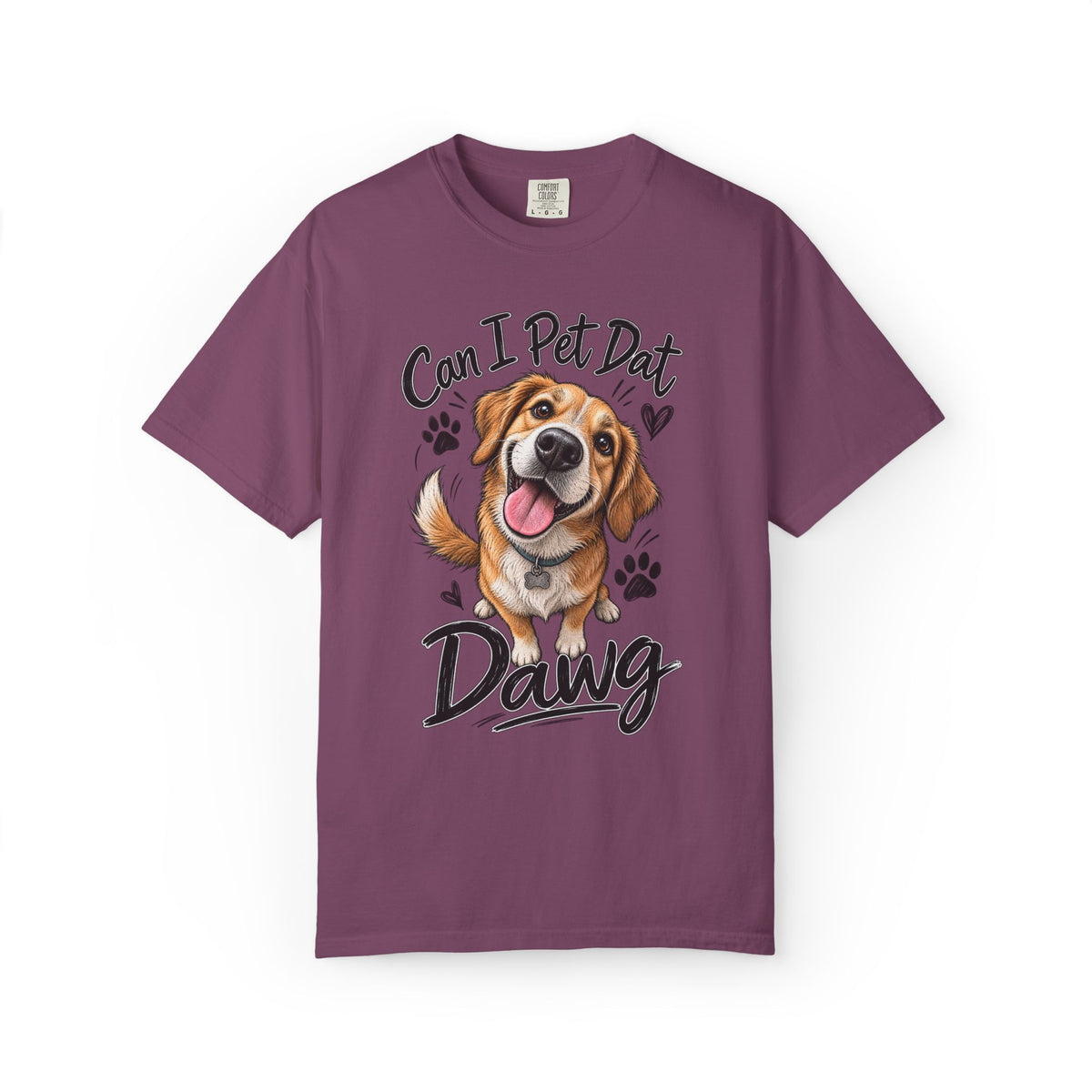 Funny Dog Shirt – Vintage Garmentdyed Cotton Tee for Pet Lovers