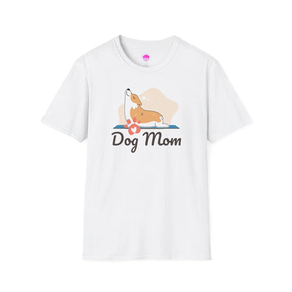 Dog Mom T-Shirt — Colorful Paw Print Tee for Pet Lovers