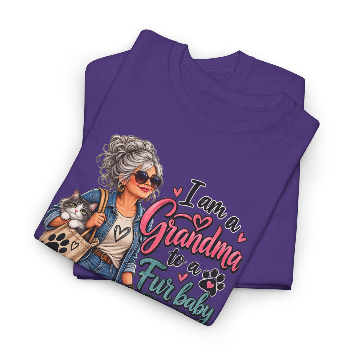 Grandma Walking Dog T-Shirt — "I Am a Grandma for a Friendly" Graphic Tee