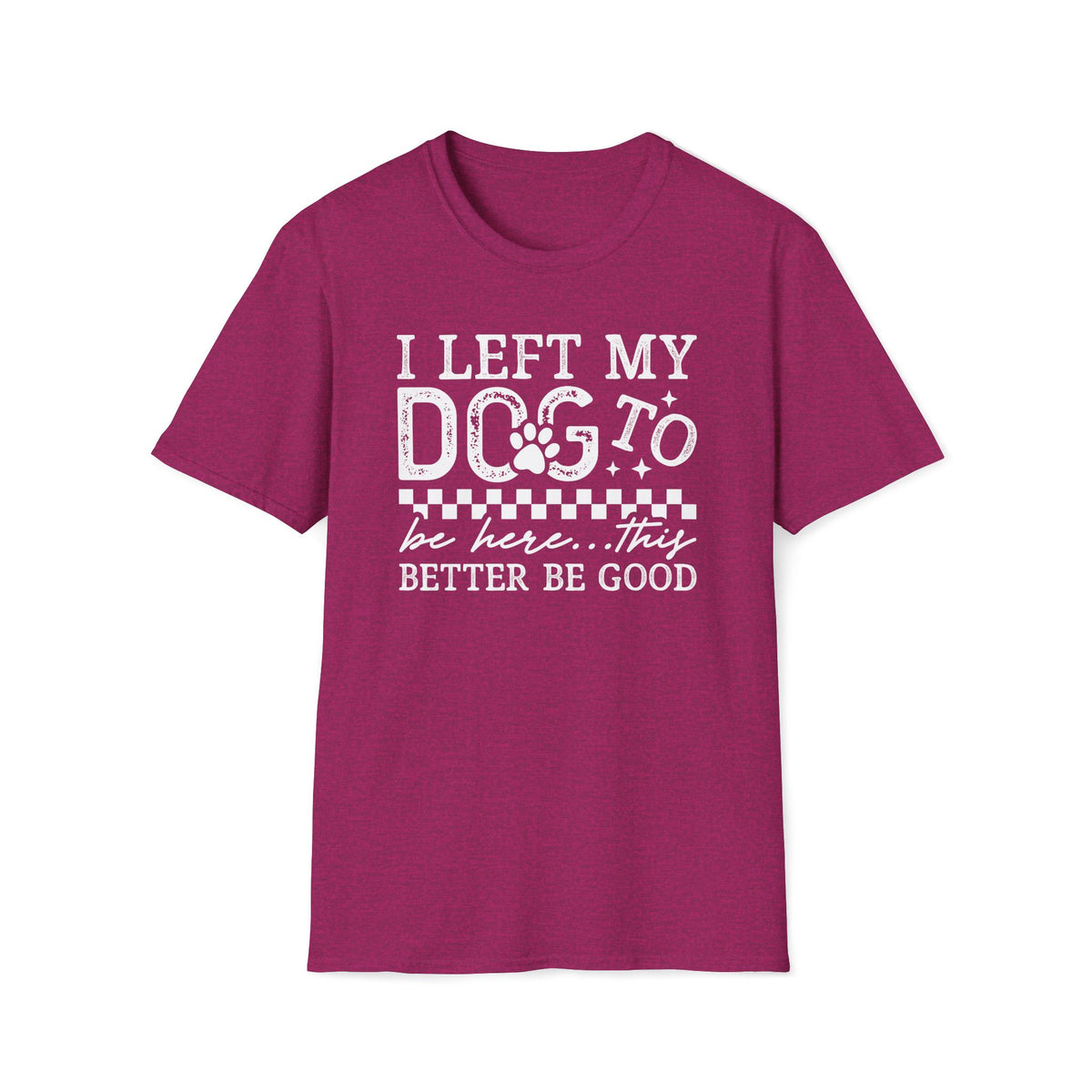 Funny Dog Shirt – Soft Cotton Tee for Pet Lovers