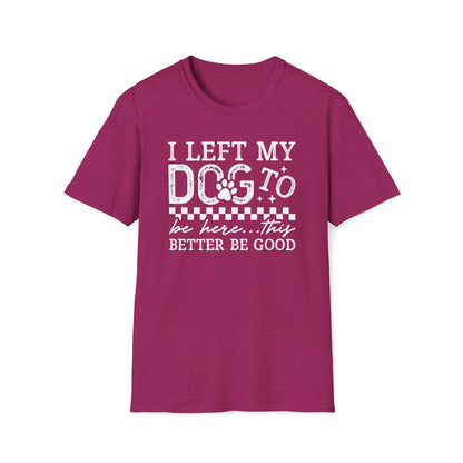 Funny Dog Shirt – Soft Cotton Tee for Pet Lovers