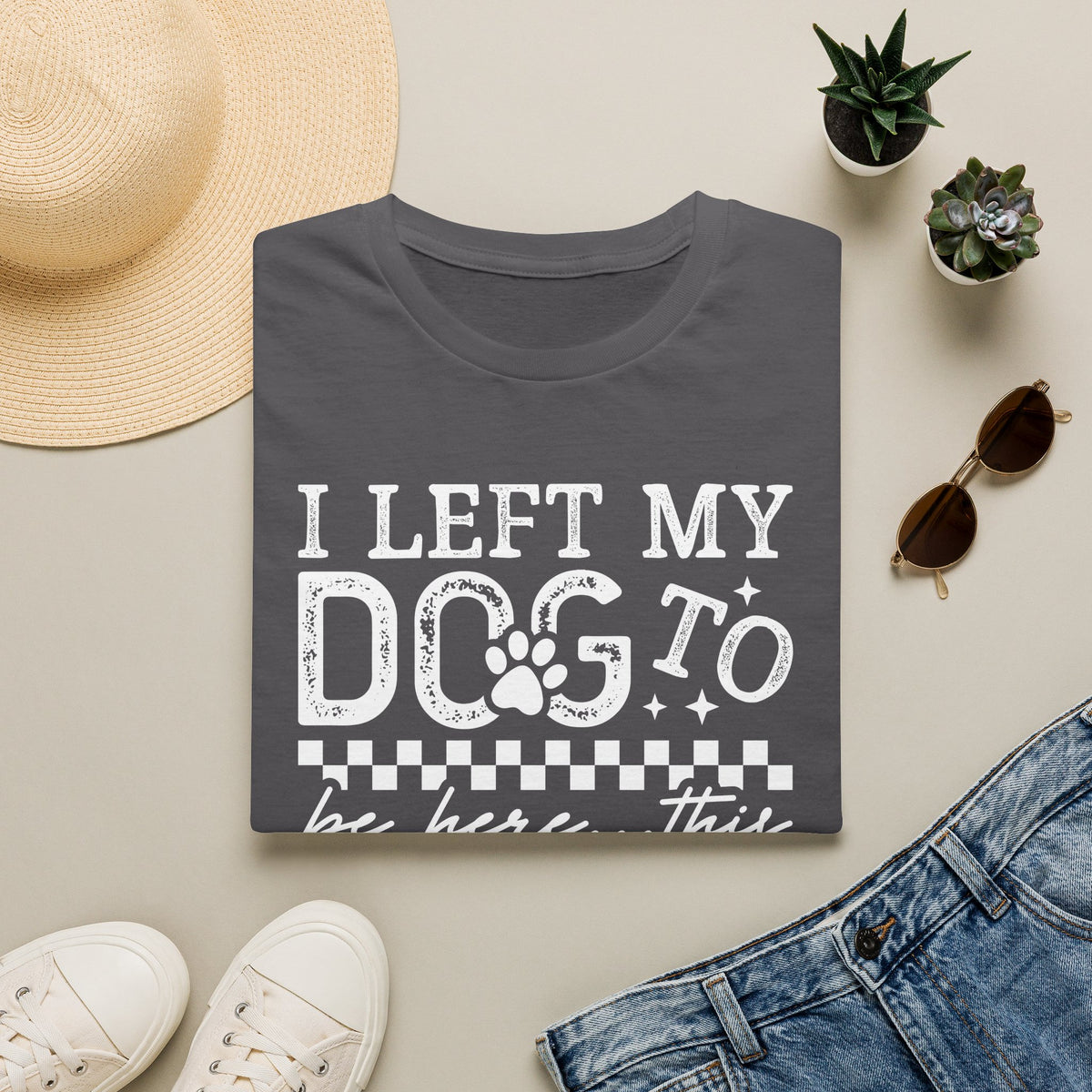 Funny Dog Shirt – Soft Cotton Tee for Pet Lovers