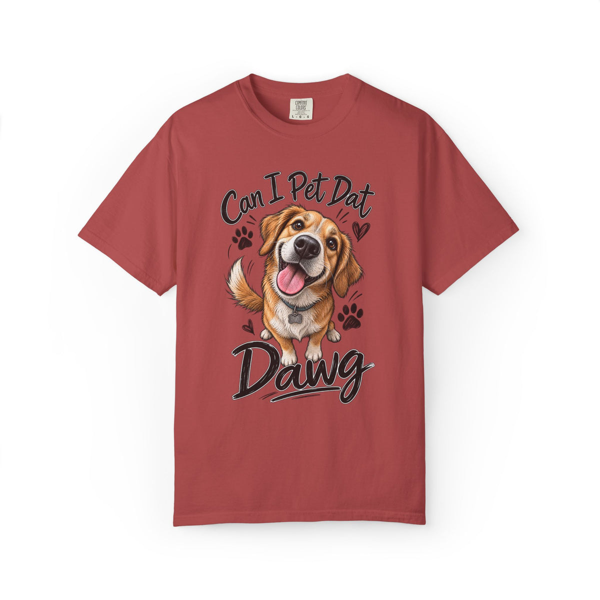Funny Dog Shirt – Vintage Garmentdyed Cotton Tee for Pet Lovers