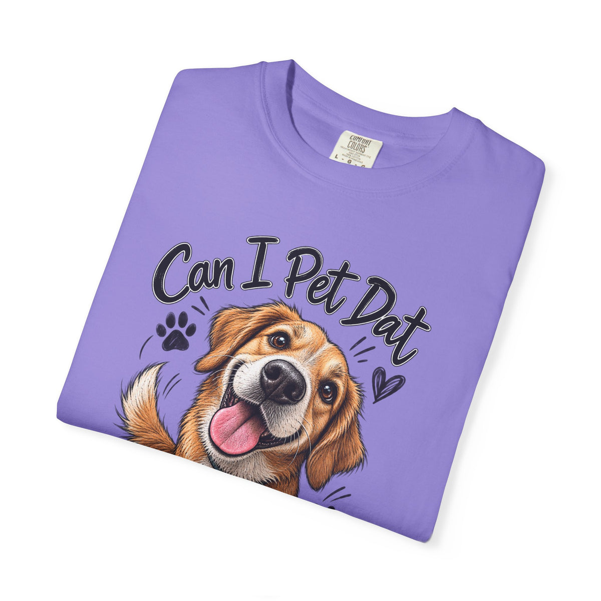 Funny Dog Shirt – Vintage Garmentdyed Cotton Tee for Pet Lovers