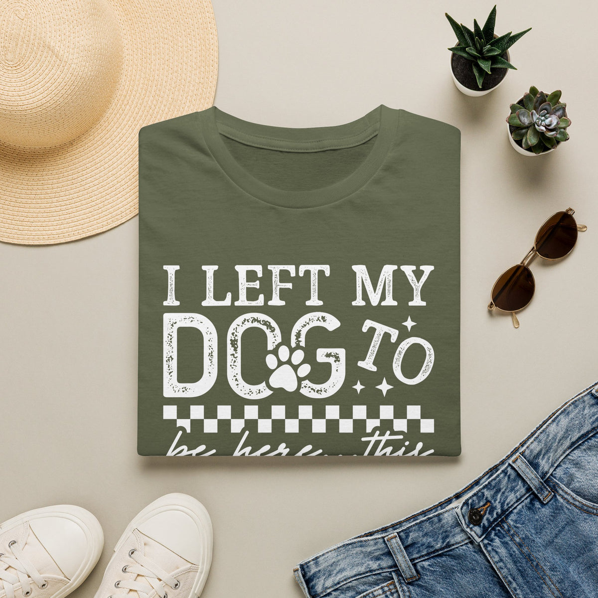 Funny Dog Shirt – Soft Cotton Tee for Pet Lovers