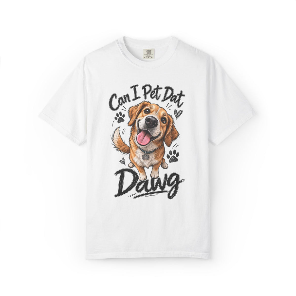 Funny Dog Shirt – Vintage Garmentdyed Cotton Tee for Pet Lovers