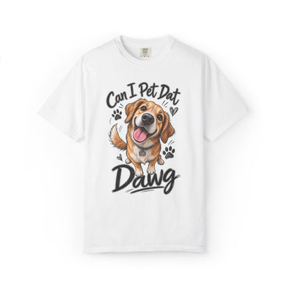 Funny Dog Shirt – Vintage Garmentdyed Cotton Tee for Pet Lovers