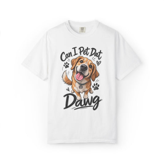 Funny Dog Shirt – Vintage Garmentdyed Cotton Tee for Pet Lovers