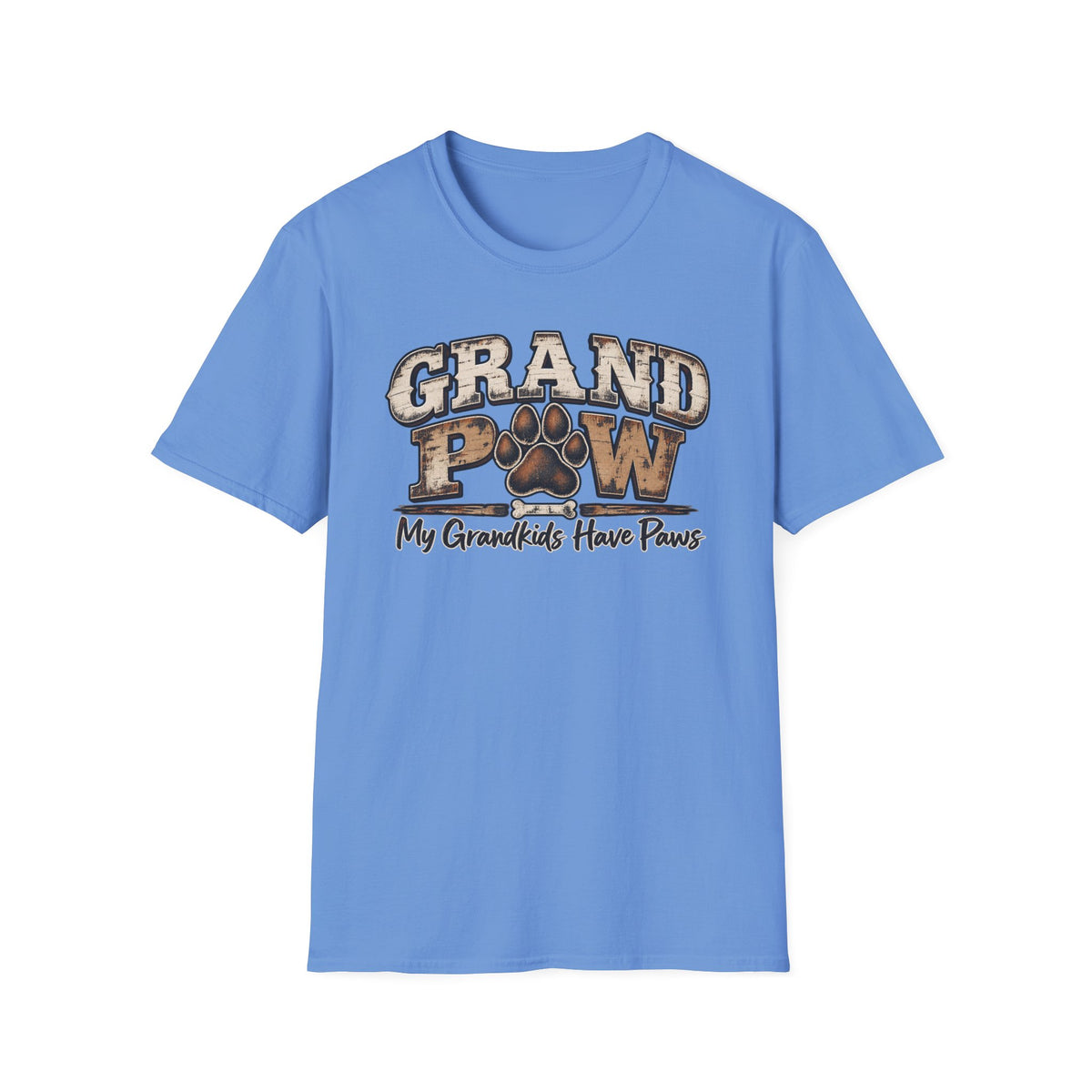 T-Shirt — "Grand Paw" My Grandkids Have Paws Dog Lover Tee