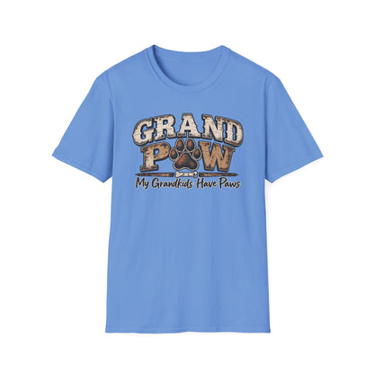T-Shirt — "Grand Paw" My Grandkids Have Paws Dog Lover Tee