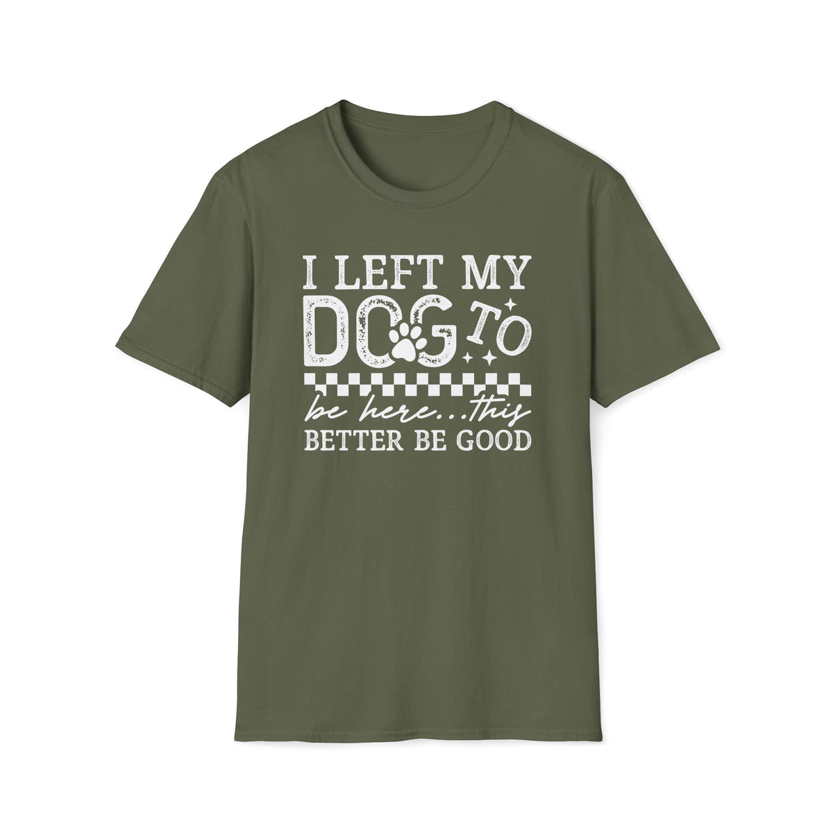 Funny Dog Shirt – Soft Cotton Tee for Pet Lovers