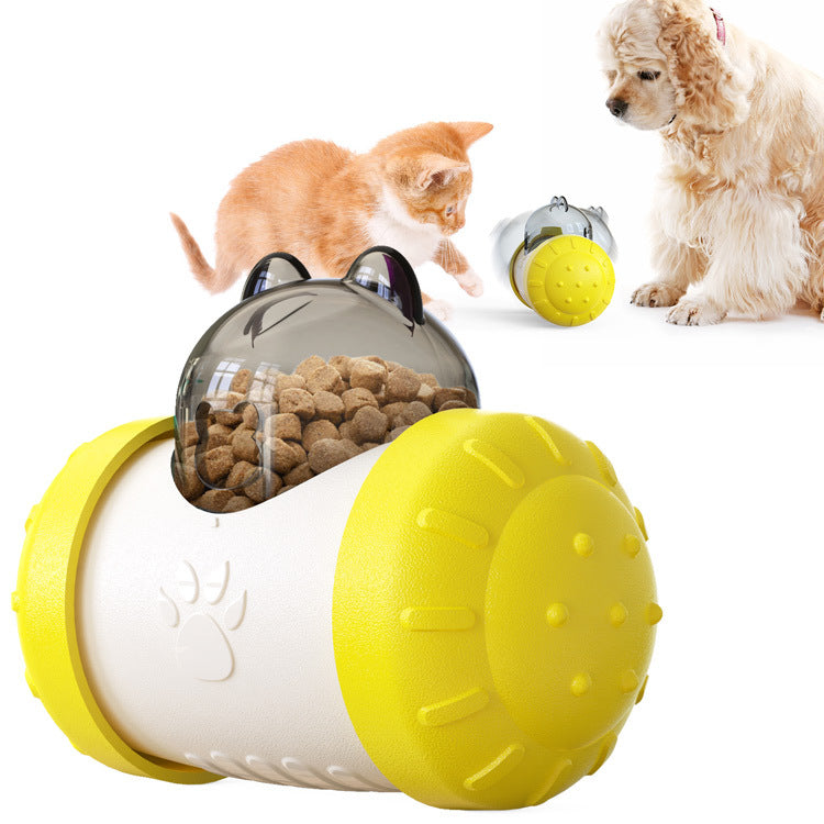 Funny Treat Leaking Wheel  - Interactive Play for Dogs, Puppies, and Cats