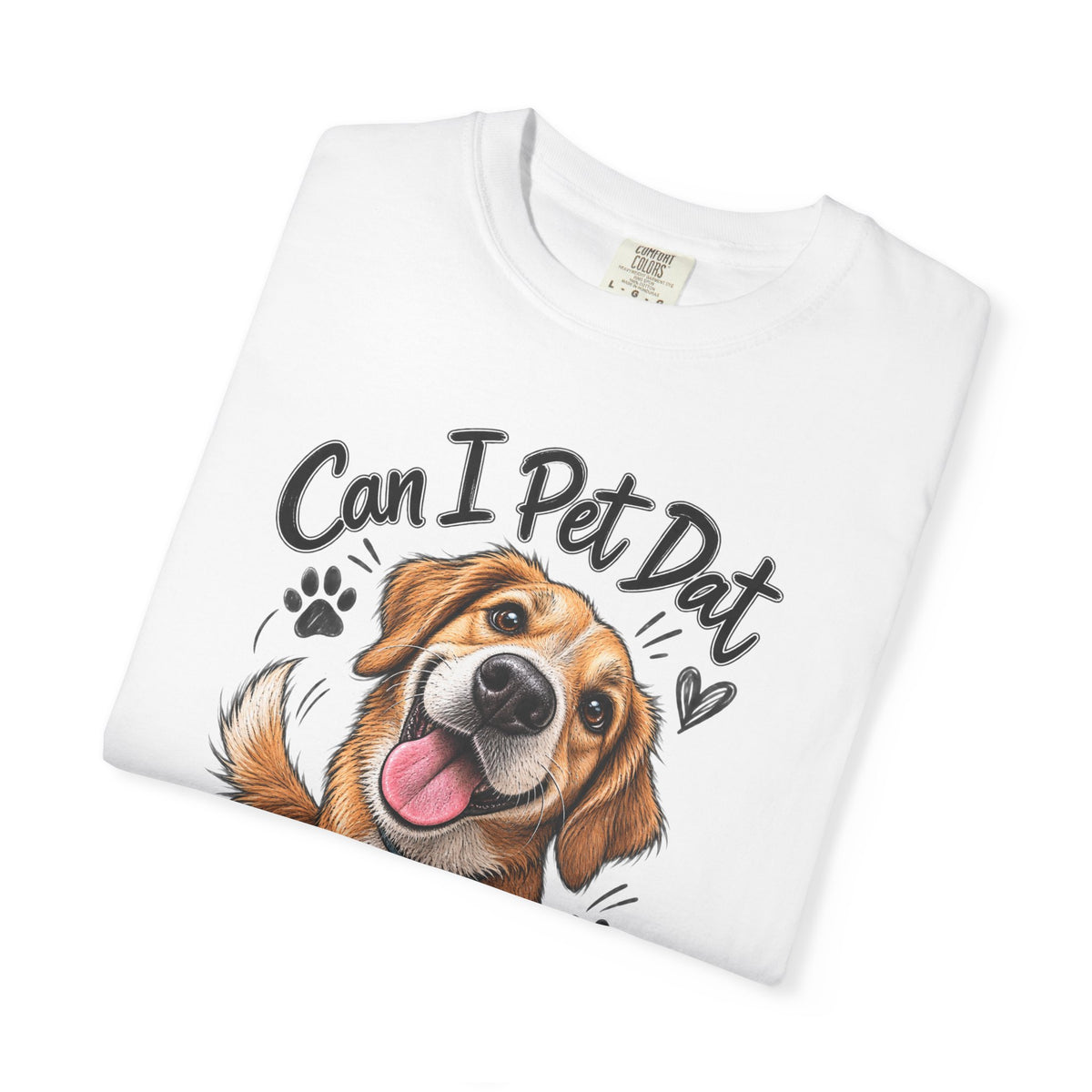 Funny Dog Shirt – Vintage Garmentdyed Cotton Tee for Pet Lovers