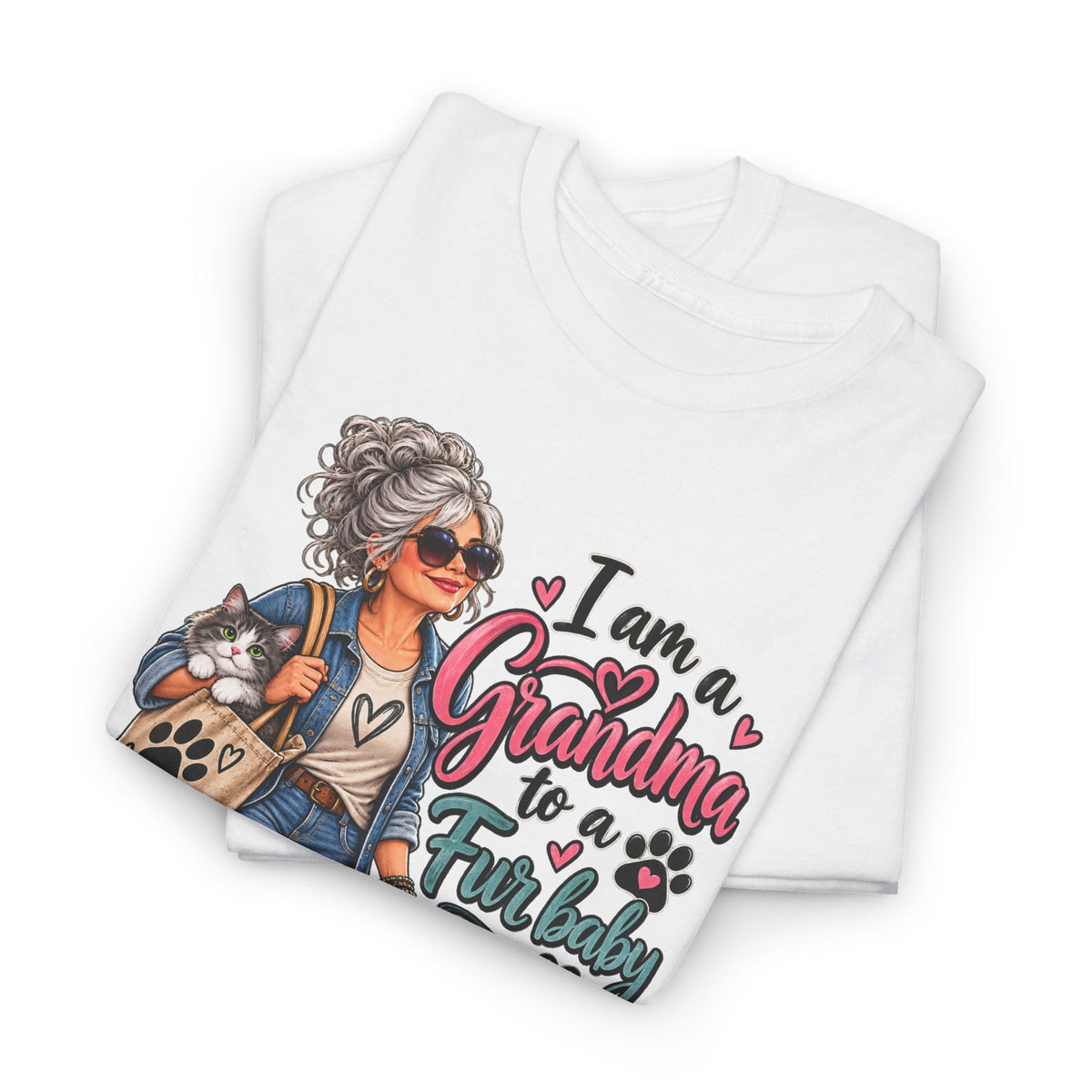 Grandma Walking Dog T-Shirt — "I Am a Grandma for a Friendly" Graphic Tee
