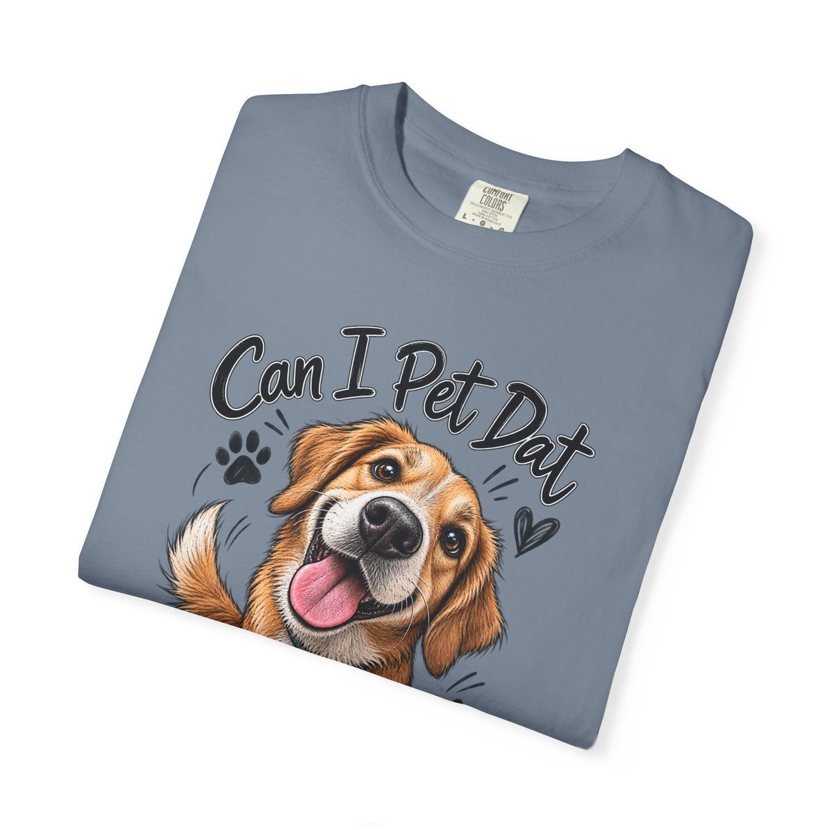 Funny Dog Shirt – Vintage Garmentdyed Cotton Tee for Pet Lovers