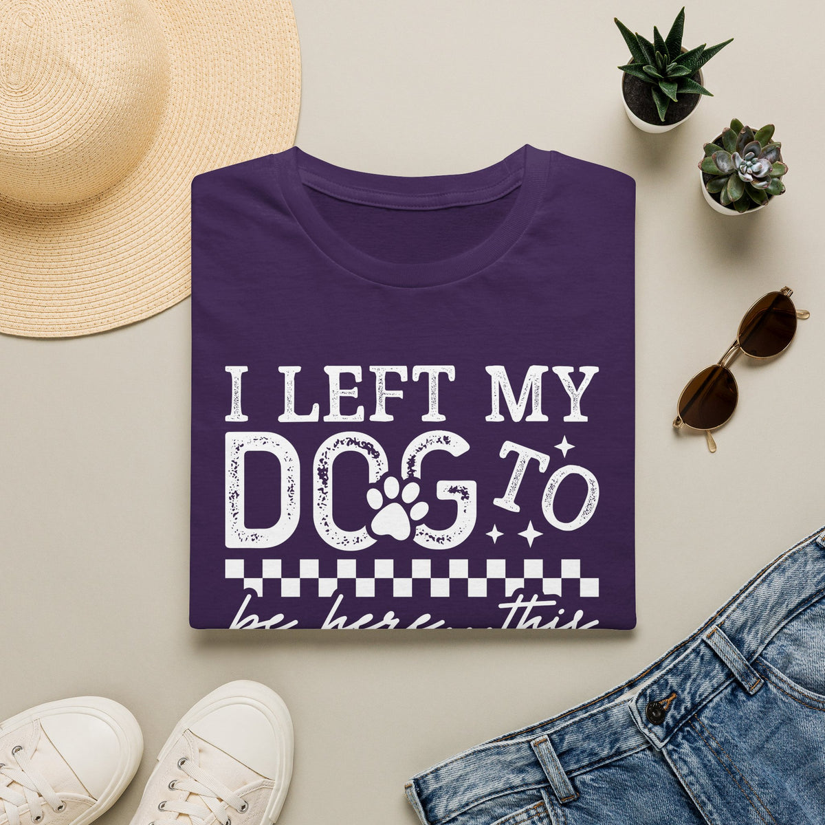 Funny Dog Shirt – Soft Cotton Tee for Pet Lovers