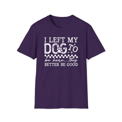 Funny Dog Shirt – Soft Cotton Tee for Pet Lovers