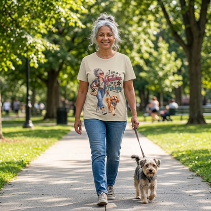 Grandma to a Fur Baby T-Shirt — Cute Pet Lover Grandma Tee