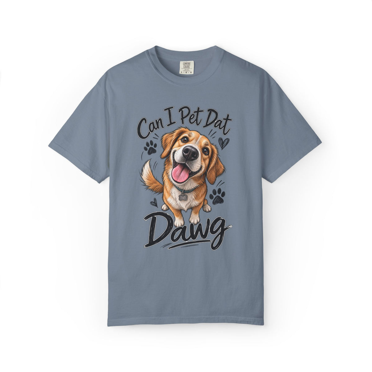 Funny Dog Shirt – Vintage Garmentdyed Cotton Tee for Pet Lovers