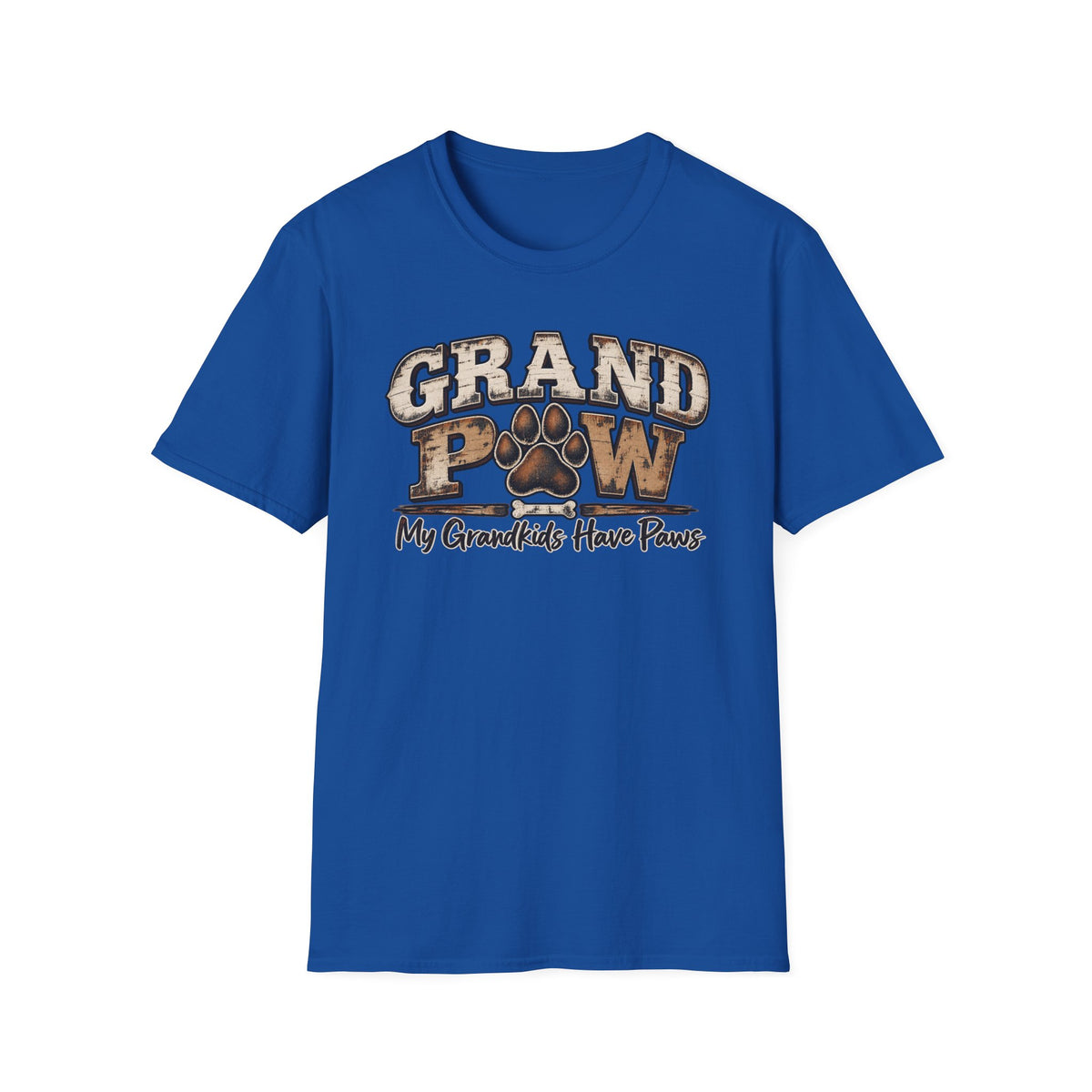 T-Shirt — "Grand Paw" My Grandkids Have Paws Dog Lover Tee