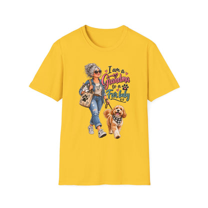 Grandma to a Fur Baby T-Shirt — Cute Pet Lover Grandma Tee