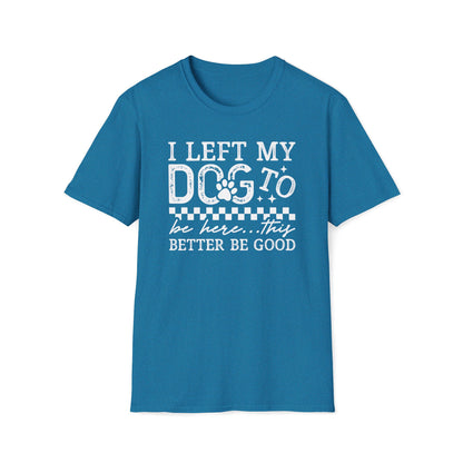 Funny Dog Shirt – Soft Cotton Tee for Pet Lovers