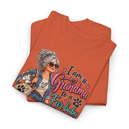 Grandma Walking Dog T-Shirt — "I Am a Grandma for a Friendly" Graphic Tee