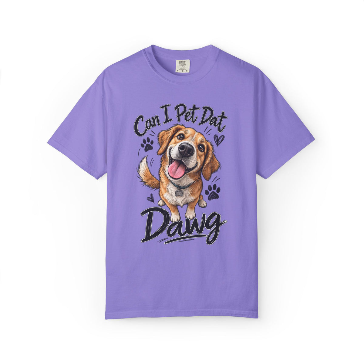 Funny Dog Shirt – Vintage Garmentdyed Cotton Tee for Pet Lovers
