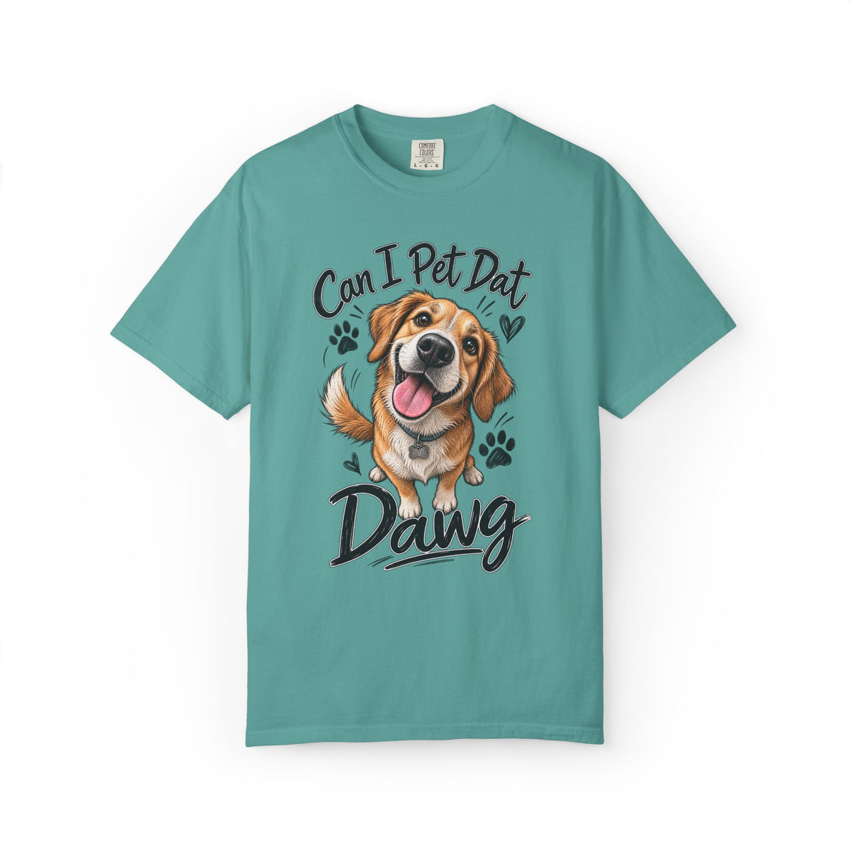 Funny Dog Shirt – Vintage Garmentdyed Cotton Tee for Pet Lovers