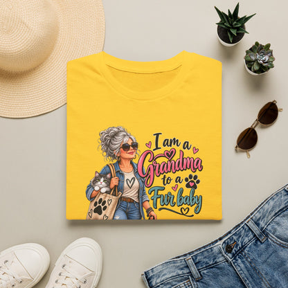 Grandma to a Fur Baby T-Shirt — Cute Pet Lover Grandma Tee