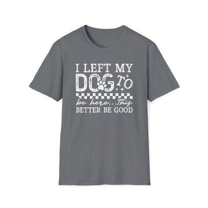 Funny Dog Shirt – Soft Cotton Tee for Pet Lovers
