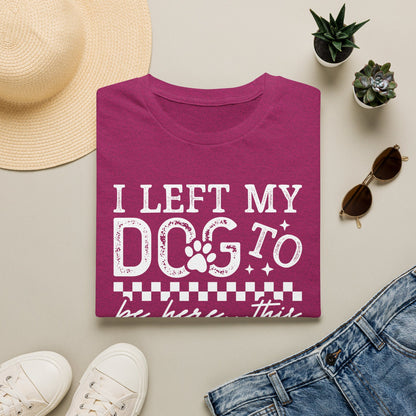 Funny Dog Shirt – Soft Cotton Tee for Pet Lovers