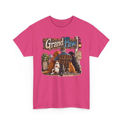 Grand Paw T-Shirt — Grandpa with Dogs Graphic Tee