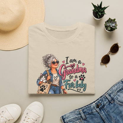 Grandma to a Fur Baby T-Shirt — Cute Pet Lover Grandma Tee