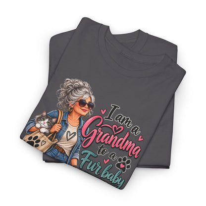 Grandma Walking Dog T-Shirt — "I Am a Grandma for a Friendly" Graphic Tee