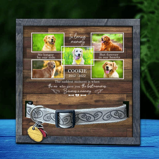 Custom Photo Memorial Pet Loss Frame - Memorial Gift Idea For Dog/ Cat Lover - In Loving Memory