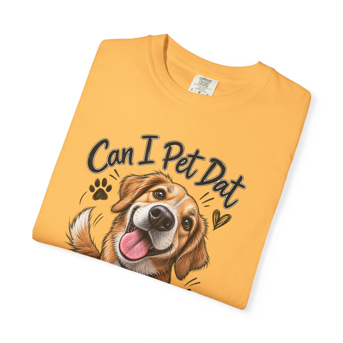 Funny Dog Shirt – Vintage Garmentdyed Cotton Tee for Pet Lovers