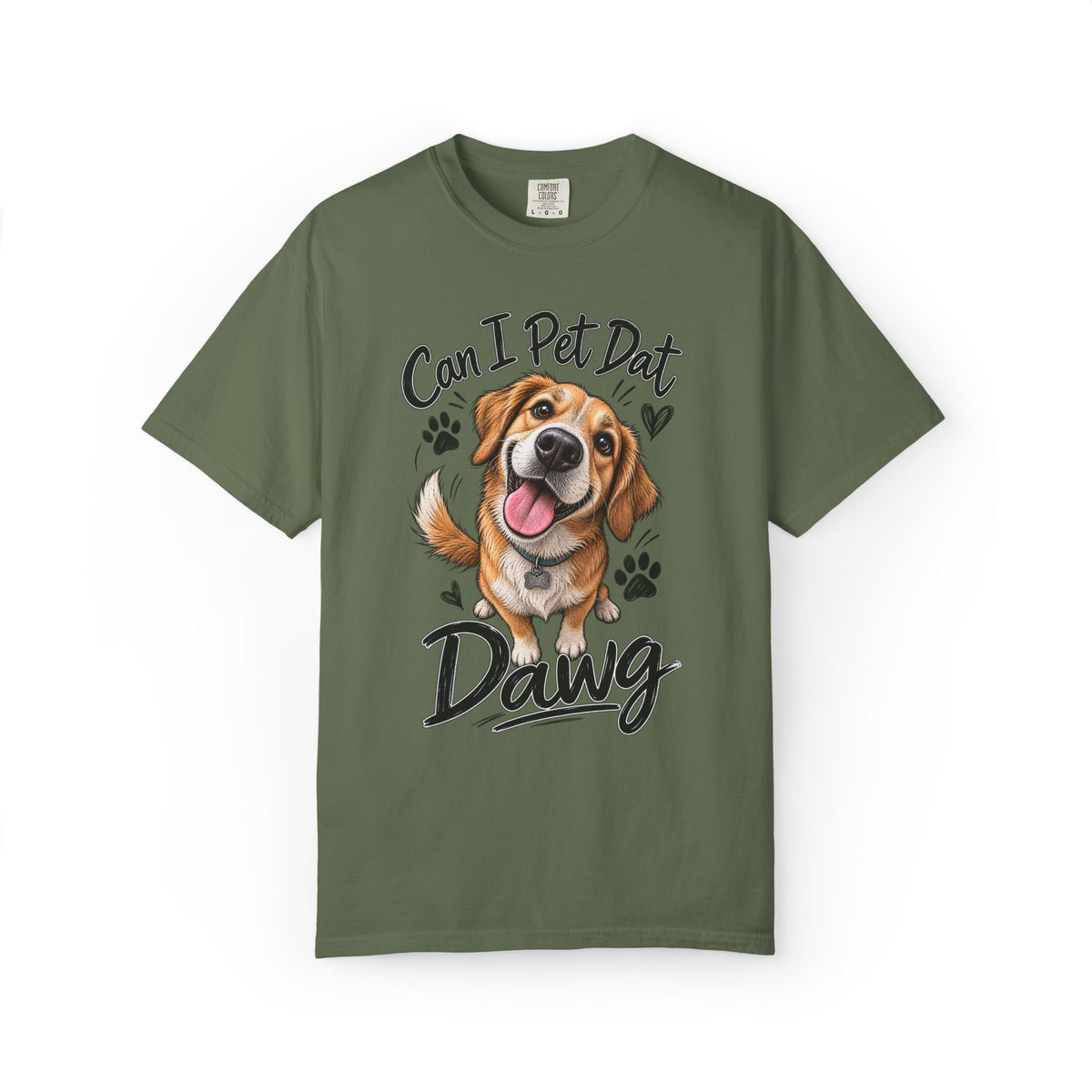Funny Dog Shirt – Vintage Garmentdyed Cotton Tee for Pet Lovers