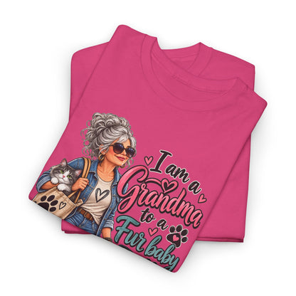 Grandma Walking Dog T-Shirt — "I Am a Grandma for a Friendly" Graphic Tee