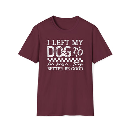Funny Dog Shirt – Soft Cotton Tee for Pet Lovers