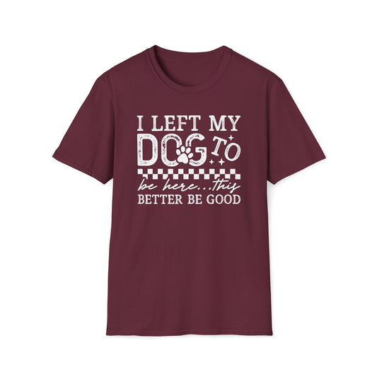 Funny Dog Shirt – Soft Cotton Tee for Pet Lovers
