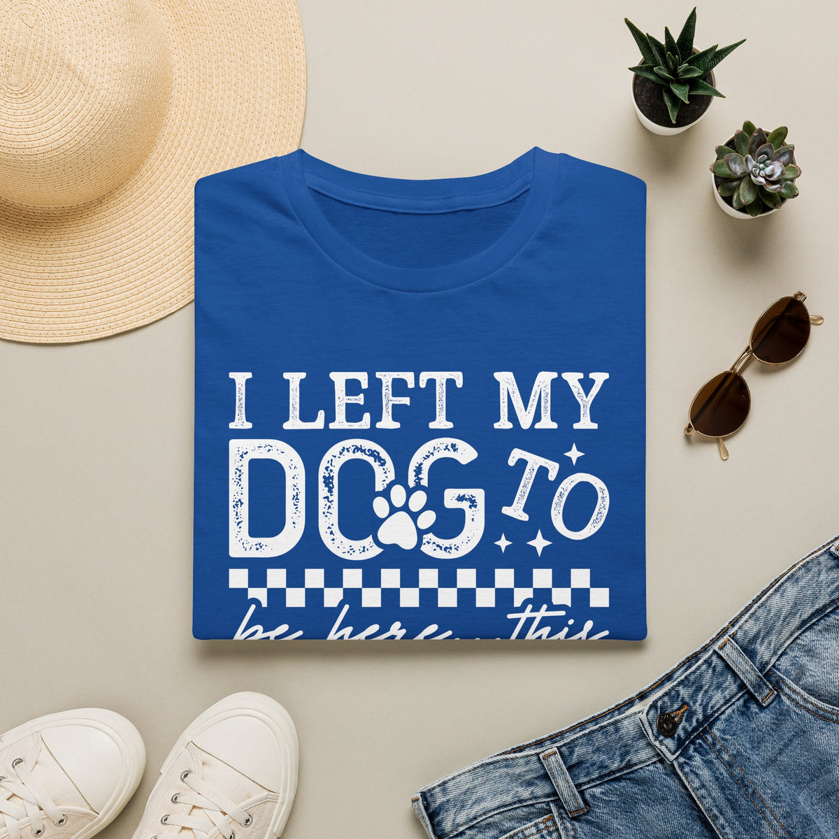 Funny Dog Shirt – Soft Cotton Tee for Pet Lovers