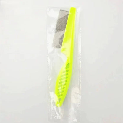 Stainless Steel Pet Flea and Shedding Comb | Grooming Tool for Dogs and Cats