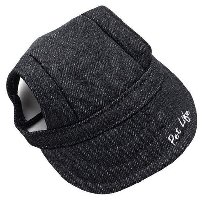 Pet Life ®  'Cap-Tivating' UV Protectant Adjustable Fashion Dog Hat Cap